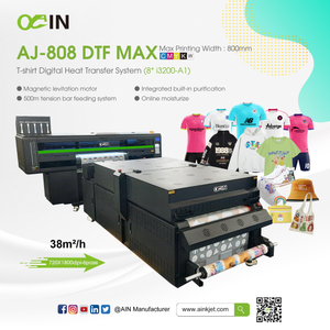 AJ-6206 DTF MAX camiseta camiseta sistema de transferencia de calor Digital impresora agitadora de polvo