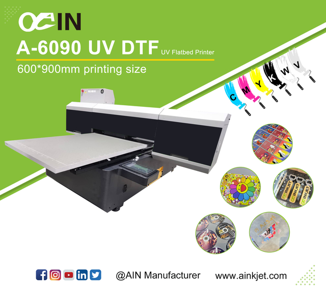 AINKJET A-6090 UV &Ccedil;OK İŞLEVLİ D&Uuml;Z YATAKLI YAZICI 
