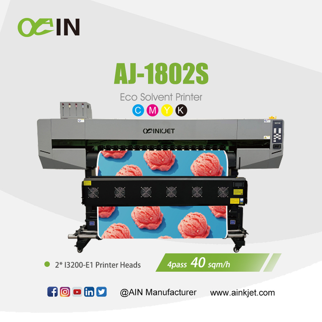 Stampante a solvente ECO AJ-1802S