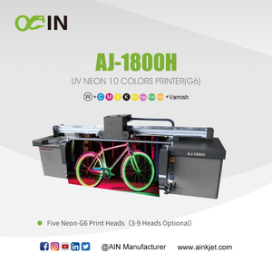 AJ-1800H УФ-НЕОНОВЫЙ 10-ЦВЕТНЫЙ ПРИНТЕР (G6)
