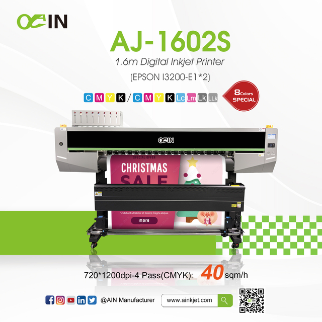 طابعة المذيبات AINKJET AJ-1602S ECO