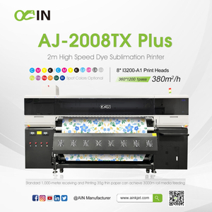 Impresora de sublimaci&oacute;n de tinta de alta velocidad AJ-2008TX Plus de 2 m