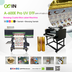 A-600E PRO UV DTF Бронзирующая машина для нанесения этикеток с кристаллами