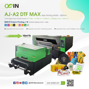 AJ-A2 DTF MAX T-shirt Sistema de transfer&ecirc;ncia de calor digital Impressora agitadora de p&oacute;