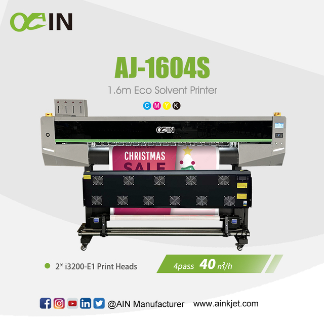 طابعة المذيبات AINKJET AJ-1604S ECO