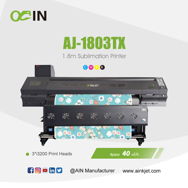 Stampante a sublimazione AJ-1803TX da 1,8 m