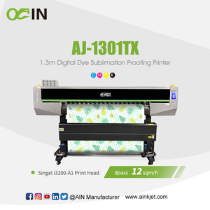 AINKJET AJ-1301TX 1.3m Impressora de impermeabiliza&ccedil;&atilde;o digital por sublima&ccedil;&atilde;o de tinta