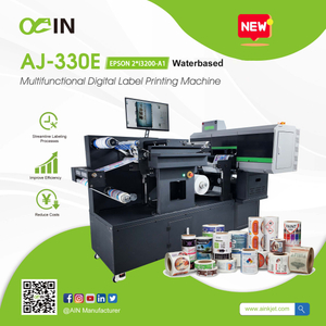 M&aacute;quina de impress&atilde;o digital multifuncional &agrave; base de &aacute;gua AINKJET AJ-330E