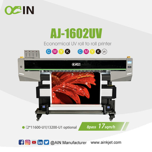 AINKJET AJ-1602UV Impresora UV econ&oacute;mica rollo a rollo 