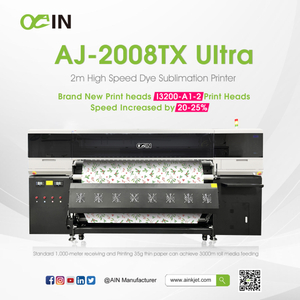 AINKJET AJ-2008TX UItra Impresora de sublimaci&oacute;n de tinta de alta velocidad de 2 m
