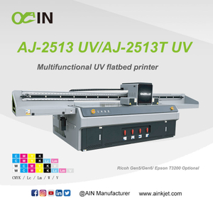 ANKJET AJ‑2513 UV / AJ‑2513T UV มัลติฟังก์ชั่น Dual‑Y Linear Motor เครื่องพิมพ์ UV Flatbed